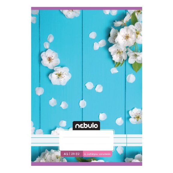 Füzet vonalas NEBULO A/5 32 lapos 21-32 4-8.osztályos Cuki I. 16 darabos