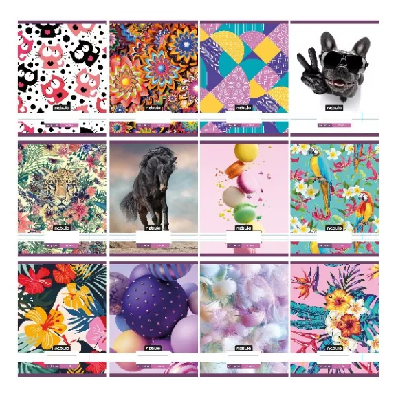 Füzet vonalas NEBULO A/4 32 lapos 81-32 L-Design 12 darabos Füzet vonalas NEBULO A/4 32 lapos 81-32 L-Design 12 darabos