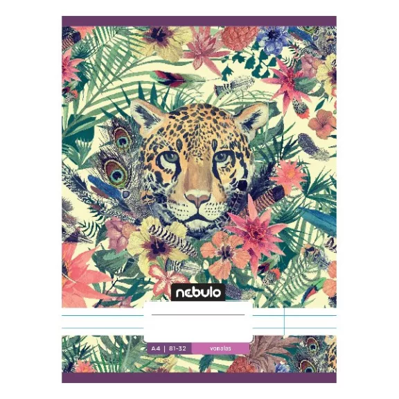 Füzet vonalas NEBULO A/4 32 lapos 81-32 L-Design 12 darabos