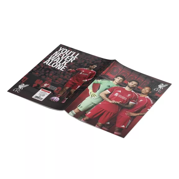 Füzet LIVERPOOL A/4 32 lapos kockás 87-32