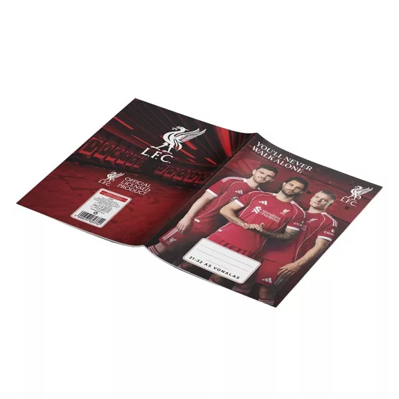 Füzet LIVERPOOL A/5 32 lapos kockás 27-32
