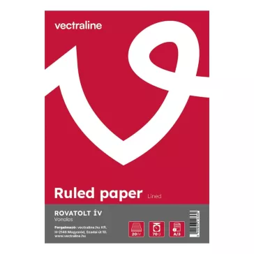Rovatolt ív VECTRALINE A/3 vonalas 20 íves