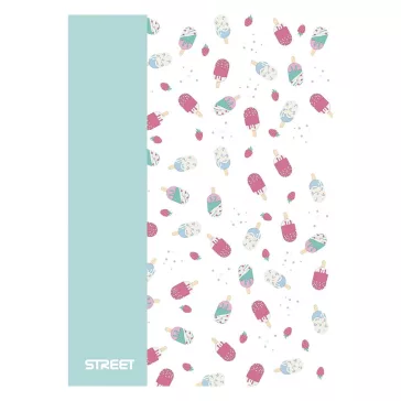 Füzet kockás STREET A/4 42 lapos PP Blossom