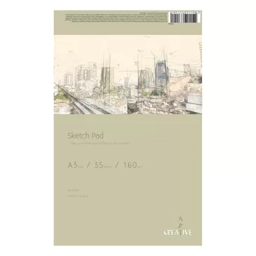 Rajztömb CREATIVE A/3 160 g 35 lapos