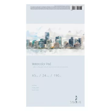 Akvarell rajztömb CREATIVE A/5 190 g 24 lapos