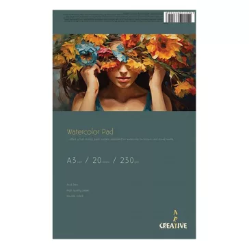 Akvarell rajztömb CREATIVE A/3 230 g 20 lapos