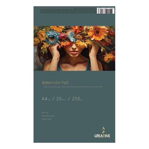Akvarell rajztömb CREATIVE A/4 230 g 20 íves