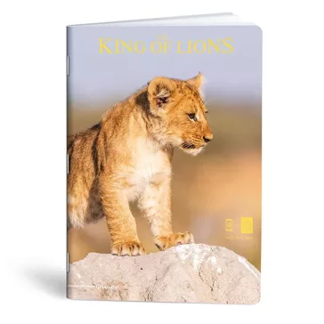 Füzet vonalas LIPAMILL A/4 40 lapos King of lions