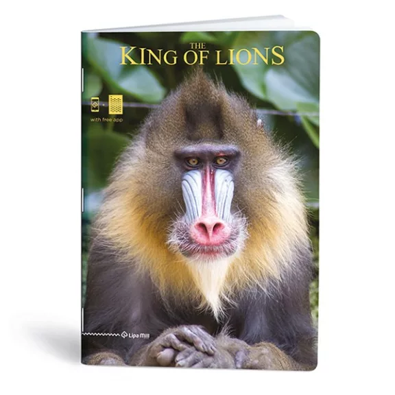 Füzet vonalas LIPAMILL A/4 40 lapos King of lions