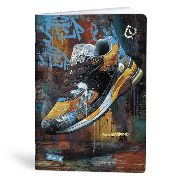 Füzet vonalas LIPAMILL A/4 40 lapos Sneaker