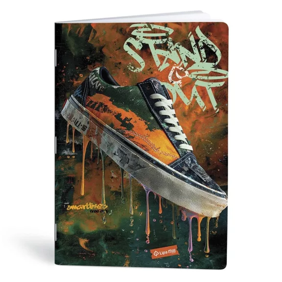 Füzet vonalas LIPAMILL A/4 40 lapos Sneaker