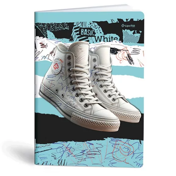 Füzet kockás LIPAMILL A/4 40 lapos Sneaker Füzet kockás LIPAMILL A/4 40 lapos Sneaker