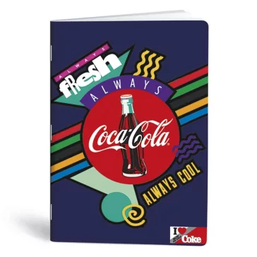 Füzet vonalas LIPAMILL A/4 40 lapos Coca-Cola
