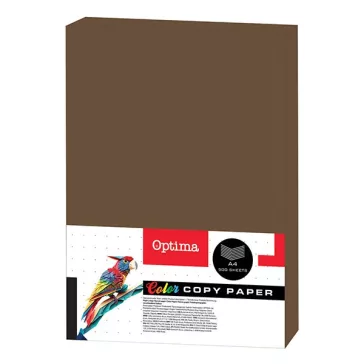   Fénymásolópapír színes OPTIMA A/4 80 g barna 500 ív/csomag