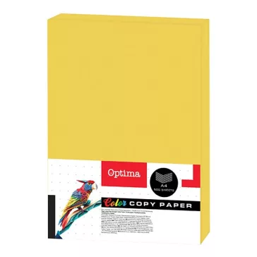   Fénymásolópapír színes OPTIMA A/4 80 g citromsárga 500 ív/csomag