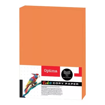   Fénymásolópapír színes OPTIMA A/4 80 g narancssárga 500 ív/csomag
