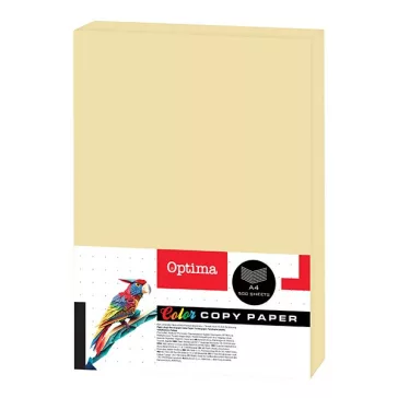   Fénymásolópapír színes OPTIMA A/4 80 g pasztell sárga 500 ív/csomag