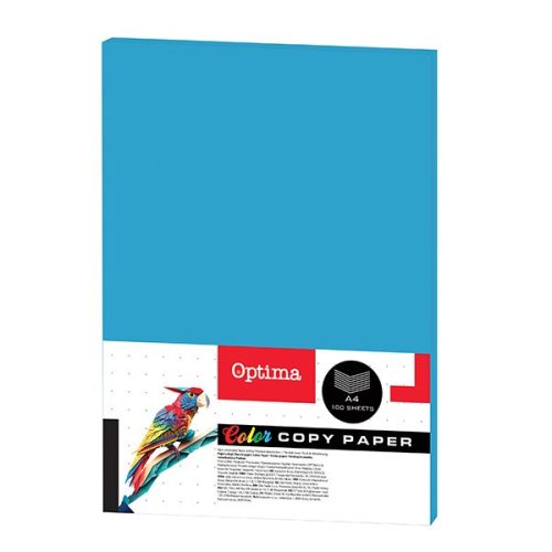 Fénymásolópapír színes OPTIMA A/4 80 g türkiz 100 ív/csomag