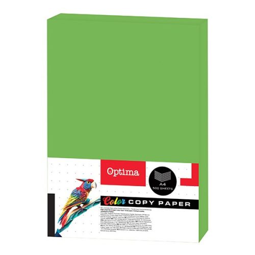 Fénymásolópapír színes OPTIMA A/4 80 g zöld 500 ív/csomag
