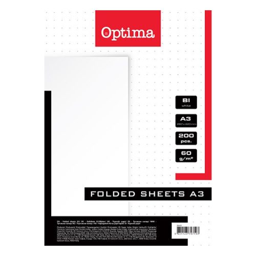 Rovatolt ív OPTIMA A/3 sima 60 g 200 ív/csomag