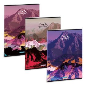 Füzet vonalas ARS UNA A/4 40 lapos Extra kapcsos Mountains