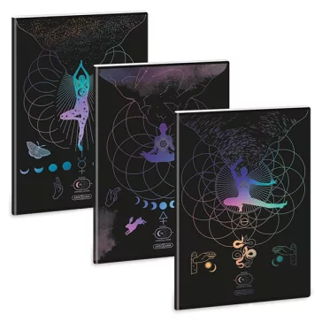   Füzet vonalas ARS UNA A/4 40 lapos Extra kapcsos Mystic Constellation