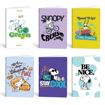 Füzet sima LIPAMILL A/4 40 lapos Snoopy
