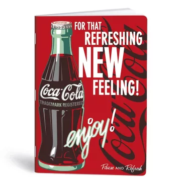Füzet sima LIPAMILL A/4 40 lapos Coca-Cola