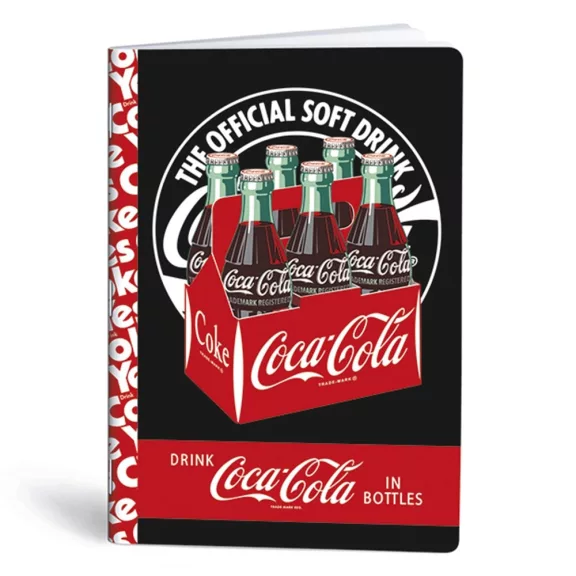 Füzet sima LIPAMILL A/4 40 lapos Coca-Cola