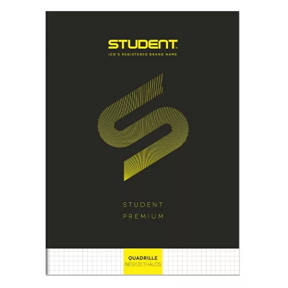 Füzet kockás ICO Student Black Prémium A/4 32 lapos Füzet kockás ICO Student Black Prémium A/4 32 lapos