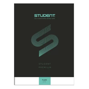 Füzet sima ICO Student Black Prémium A/4 32 lapos