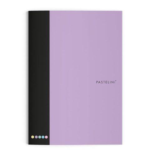 Füzet vonalas PASTELINI 444 A/4 40 lapos extra kapcsos lila