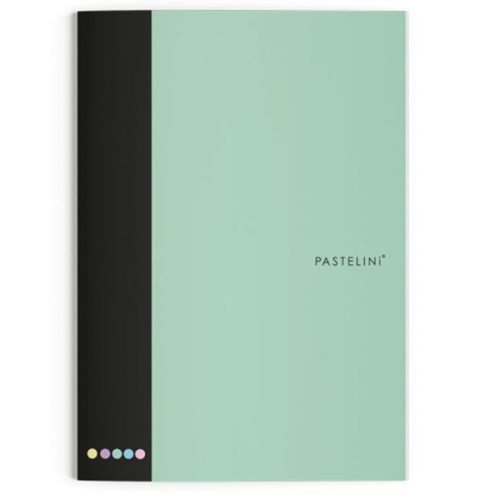 Füzet vonalas PASTELINI 444 A/4 40 lapos extra kapcsos zöld
