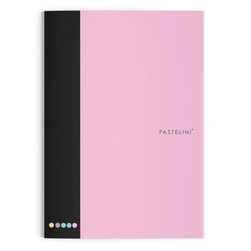 Füzet vonalas PASTELINI 444 A/4 40 lapos extra kapcsos pink