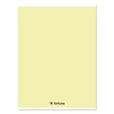   Füzet kockás FORTUNA Monocolor A/4 32 lapos 87-32 pasztell sárga