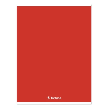 Füzet kockás FORTUNA Monocolor A/4 32 lapos 87-32 piros