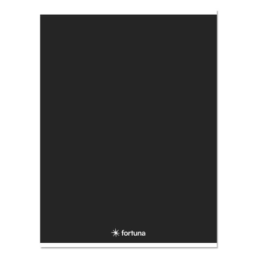 Füzet kockás FORTUNA Monocolor A/5 32 lapos 27-32 fekete