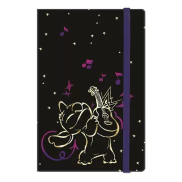   Jegyzetfüzet vonalas COOLPACK Stitch Gold 2. A/5 80 lapos gumis