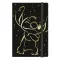 Jegyzetfüzet vonalas COOLPACK Stitch Gold 3. A/5 80 lapos gumis