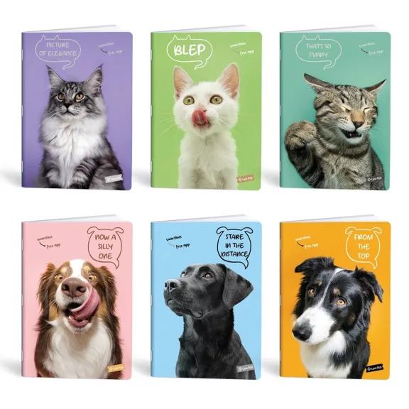 Füzet kockás LIPAMILL A/4 40 lapos Pets Füzet kockás LIPAMILL A/4 40 lapos Pets