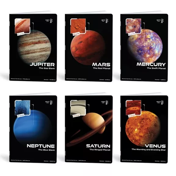 Füzet kockás LIPAMILL A/4 40 lapos Planet vibe Füzet kockás LIPAMILL A/4 40 lapos Planet vibe