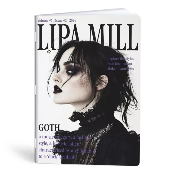Füzet vonalas LIPAMILL A/4 40 lapos Style magazine