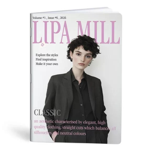Füzet vonalas LIPAMILL A/4 40 lapos Style magazine
