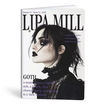 Füzet kockás LIPAMILL A/4 40 lapos Style magazine