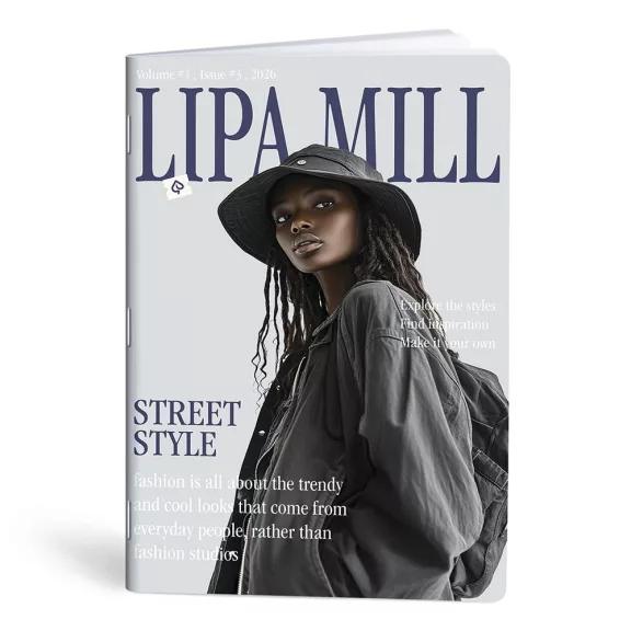 Füzet kockás LIPAMILL A/4 40 lapos Style magazine