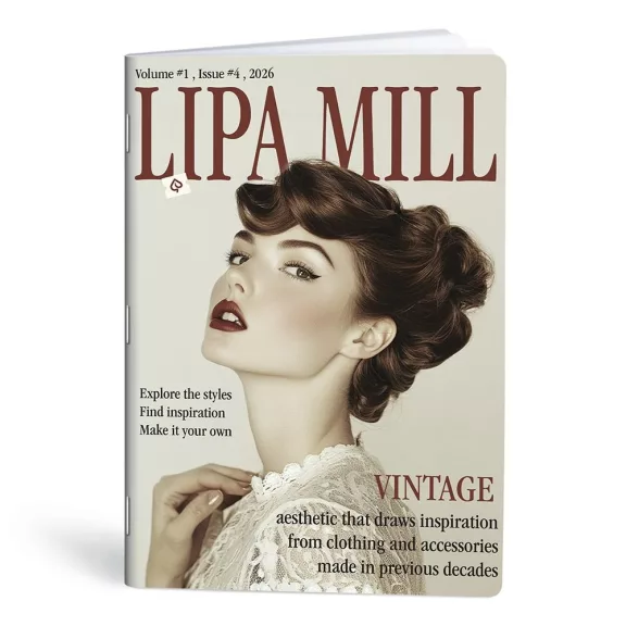 Füzet kockás LIPAMILL A/4 40 lapos Style magazine