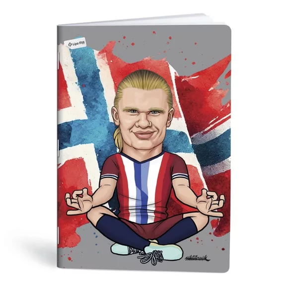 Füzet vonalas LIPAMILL A/4 40 lapos Football icons