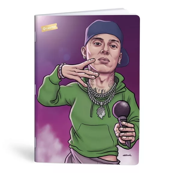 Füzet kockás LIPAMILL A/4 40 lapos Pop icons