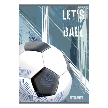 Füzet kockás STREET A/4 54 lapos Football