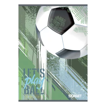 Füzet kockás STREET A/4 54 lapos Football